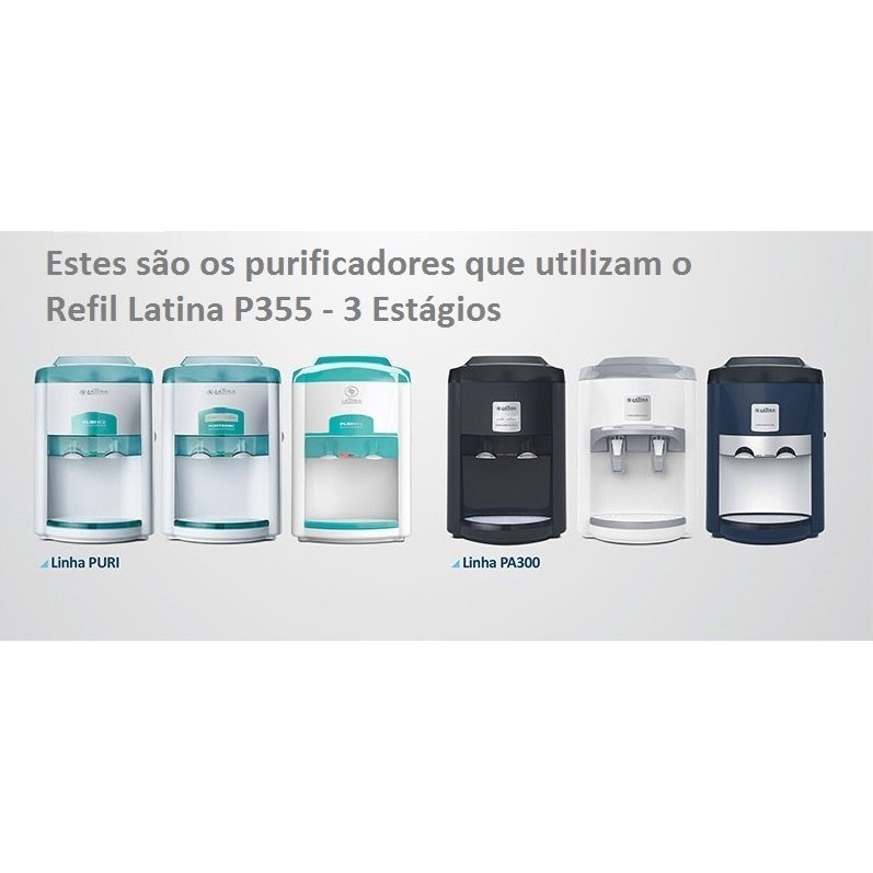Refil Filtro Latina P355 3 Estagios Original — imagem 2 de 2