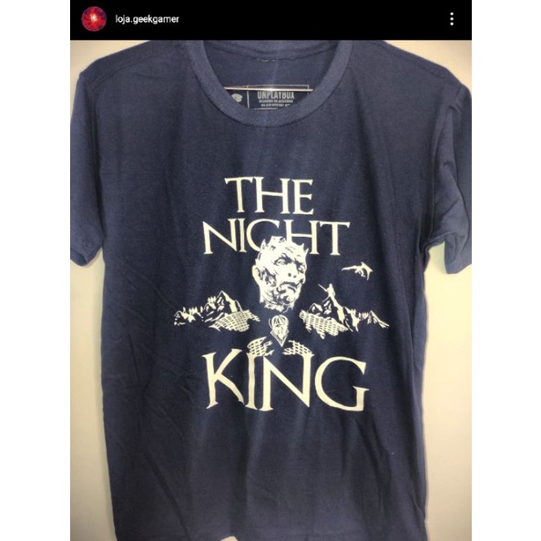 Camisa Game of Thrones The Night King (Altura: 60cm / Largura: 44cm)
