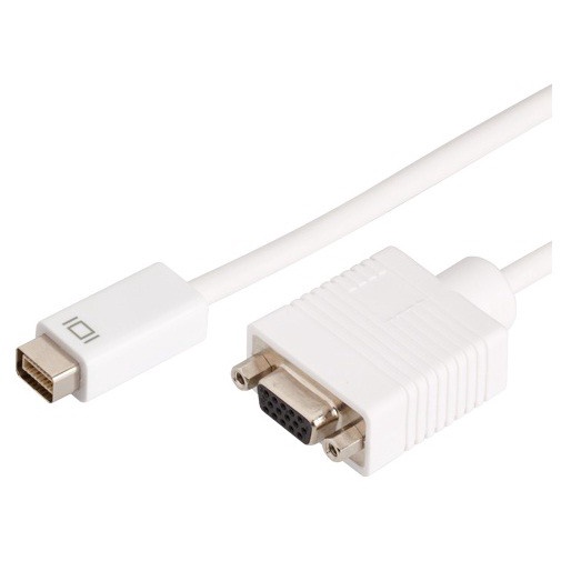 Cabo p/ Macbook, Imac Apple, Ibook VGA Femea x Mini DVI