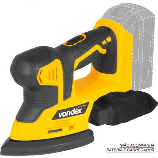 Lixadeira Delta 18V Sem Bateria E Carreg ILDV1814 VONDER em Oferta na Shopee