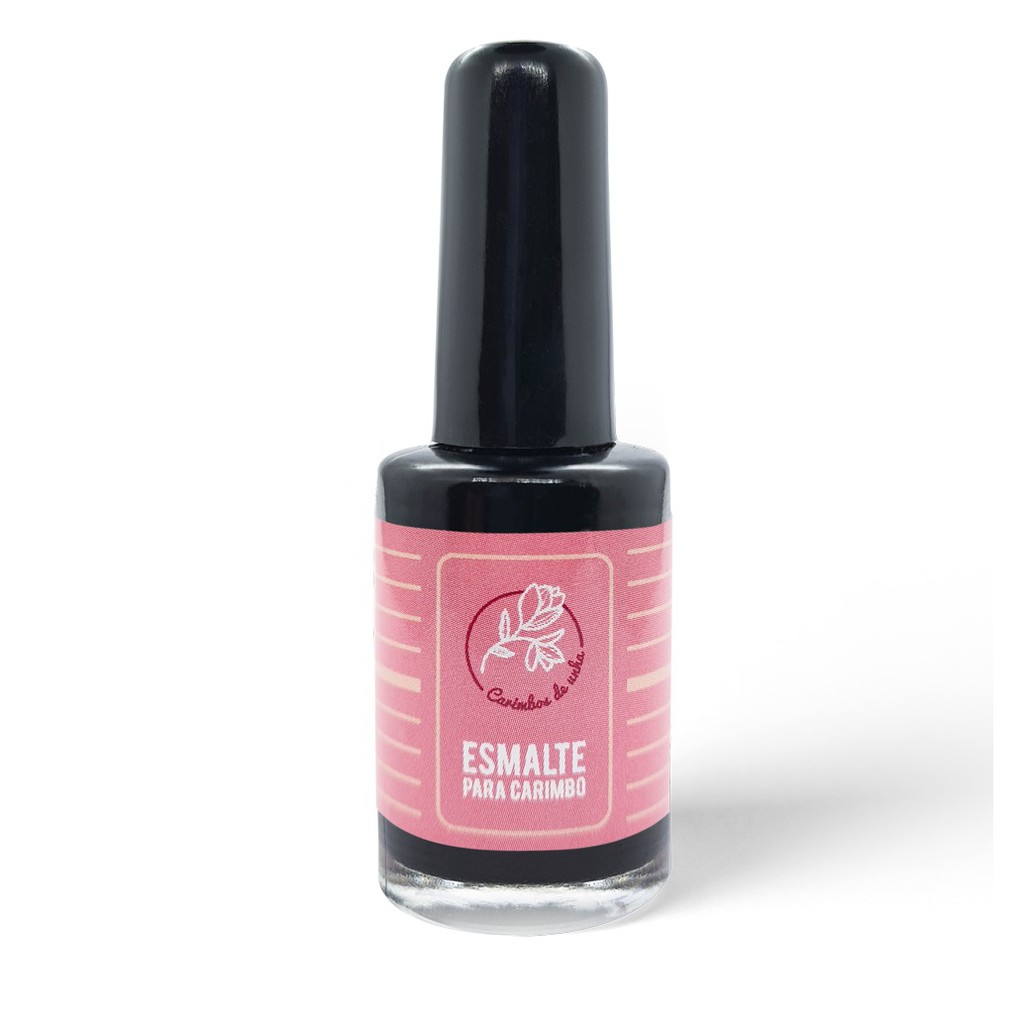 Esmalte para carimbo de unha, cor preto . CDU, Carimbos de Unha. Carimba perfeito!