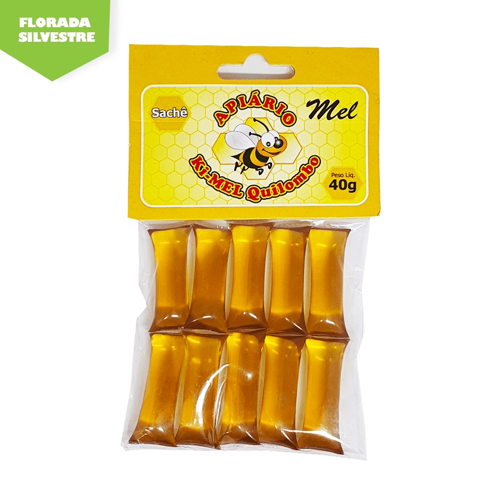 Mel Puro Silvestre - Sachê 40g com 10un.