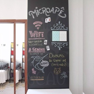 Papel Parede Adesivo Lousa Quadro Negro Preto Fosco 1m x 0,50cm em Oferta na Shopee