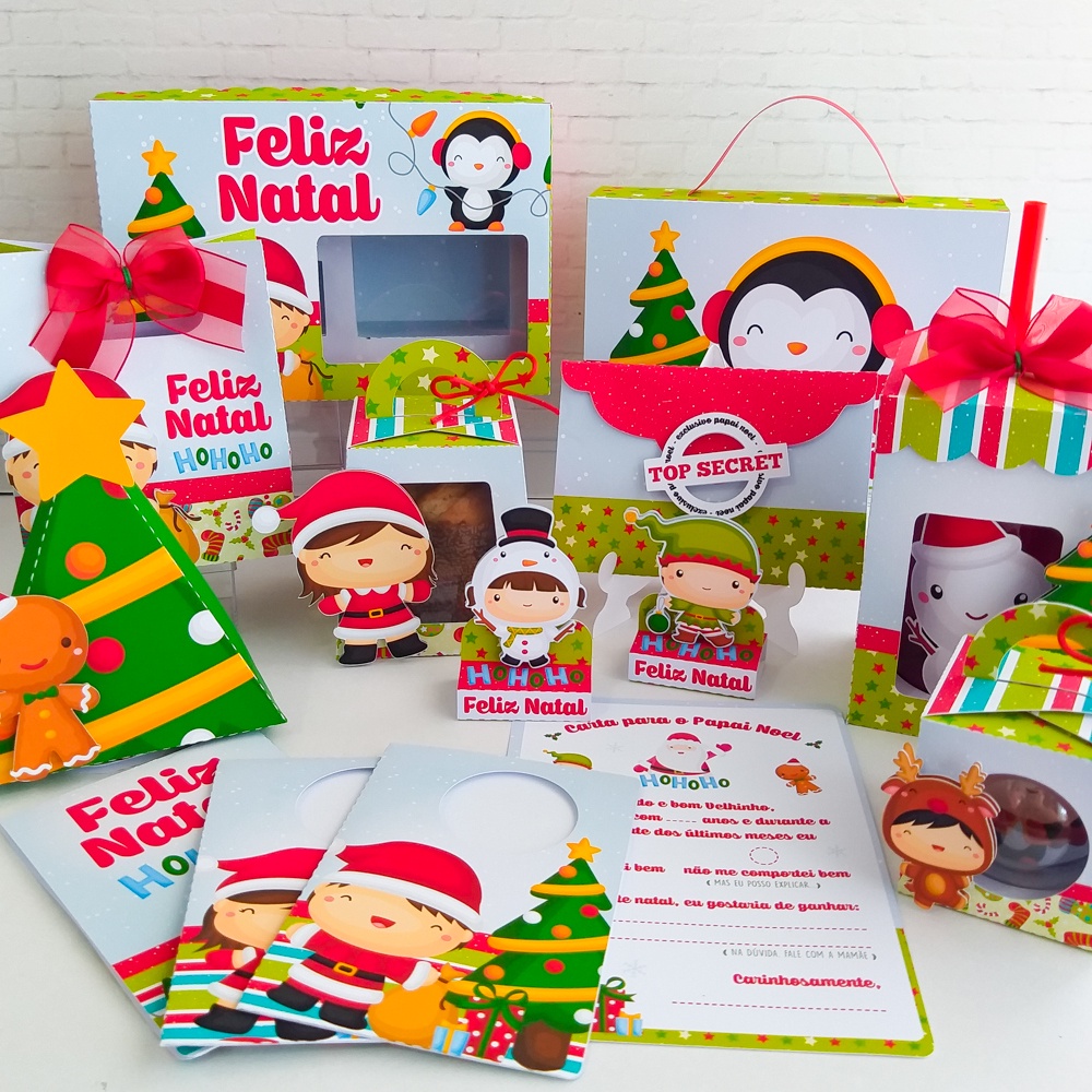 kit infantil natal para colorir e decorar arvore de natal | Shopee Brasil