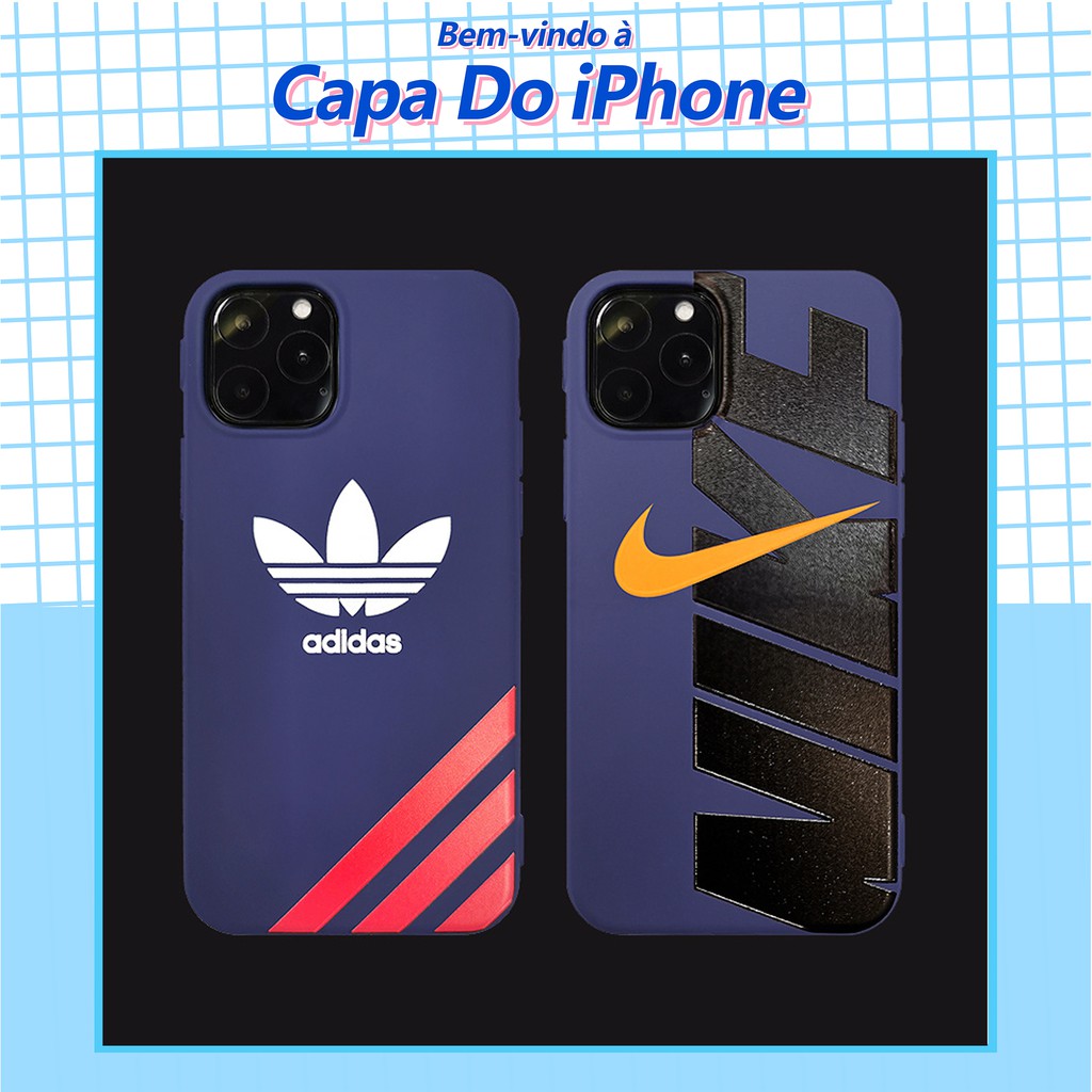Capa Capinha Silicone IPhone C/ Nike Logo 6s 7 8 Plus X Xr