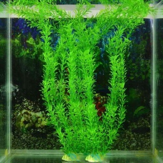 Plantas Subaquáticas Artificiais Aquário Peixes Decoração Tanque De Relva De Água Verde Decorações Plástico Ornamento