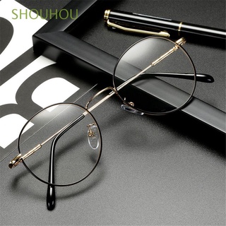 Shouhou Retro Metal Anti-Reflexo Moldura Redonda Anti Luz Azul Uv 400 Computador Óculos Azul Óculos De Bloqueio De Luz