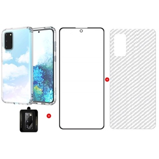 Capa  Capinha + Pelicula 3d + Pelicula  Camera + Pelicula Traseira Para Galaxy S20 Fe em Oferta na Shopee