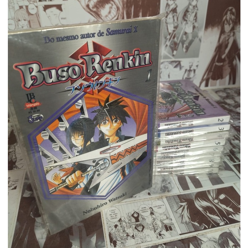 Buso Renkin Completo em 10 Volumes - Mangá