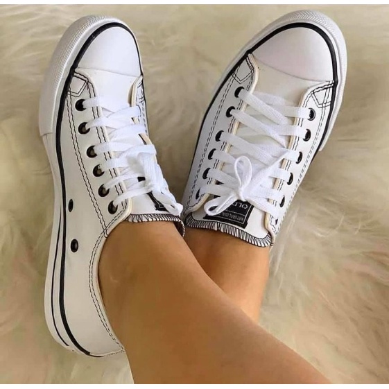 Tênis All Chuck Star Taylor lift Branco Classico Lona feminino em Promoção  na Americanas