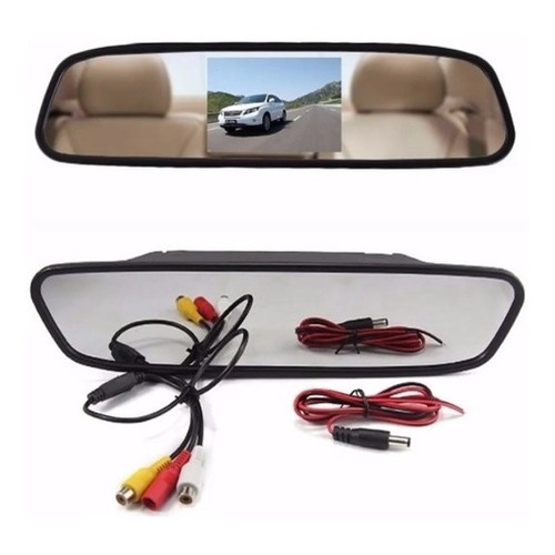 Espelho Retrovisor Tela Monitor Com Câmera De Ré Hd Noturna