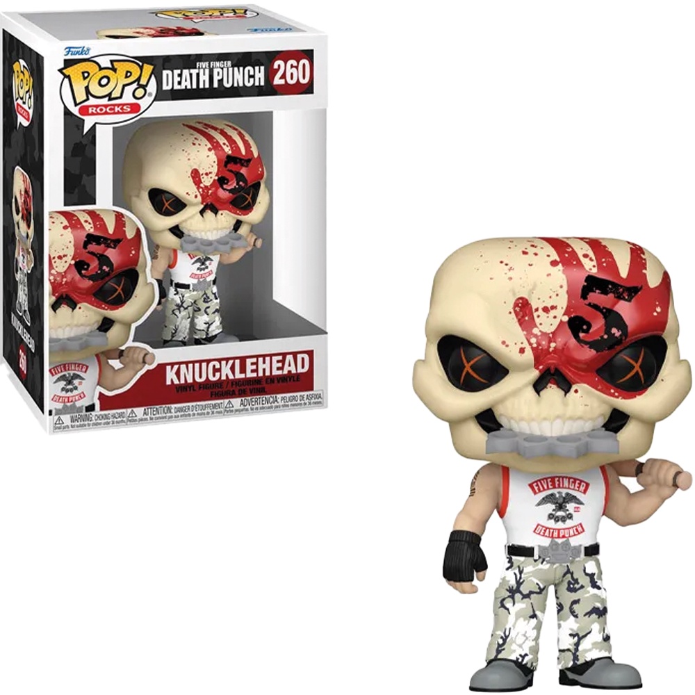 Funko Pop Rocks Five Finger Death Punch - Knucklehead 260 Novo Original em Oferta na Shopee
