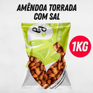 Amêndoa Torrada Com Sal – A vácuo - P&P em Oferta na Shopee