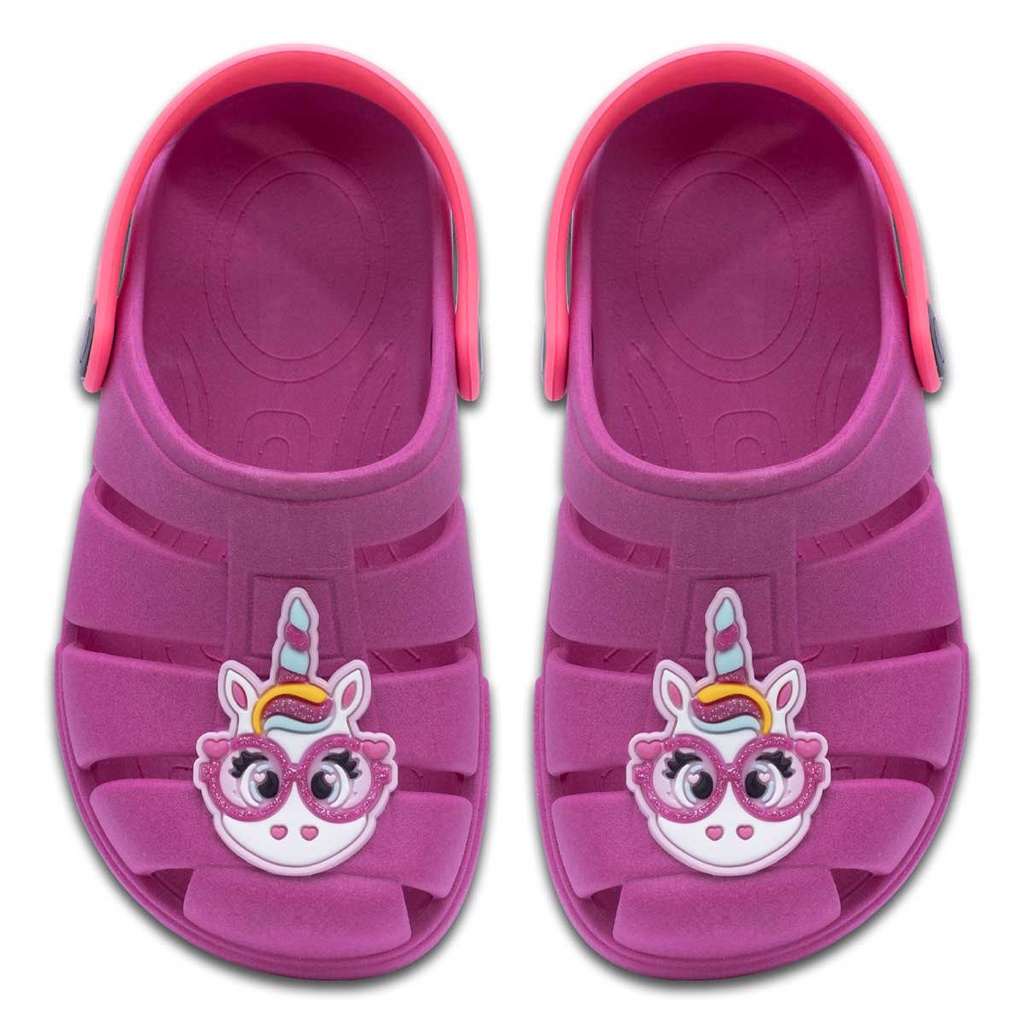 Sandalia Babuche Infantil Nº 19 Ao 32 Menina Unicornio Leve E Macio 12.24 em Oferta na Shopee