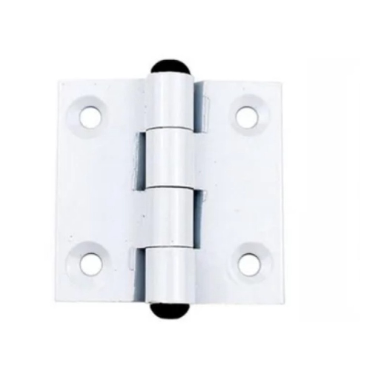 DOBRADICA 40X40 BRANCO PORTA JANELA ABRIGO TELA KIT 3 PCS