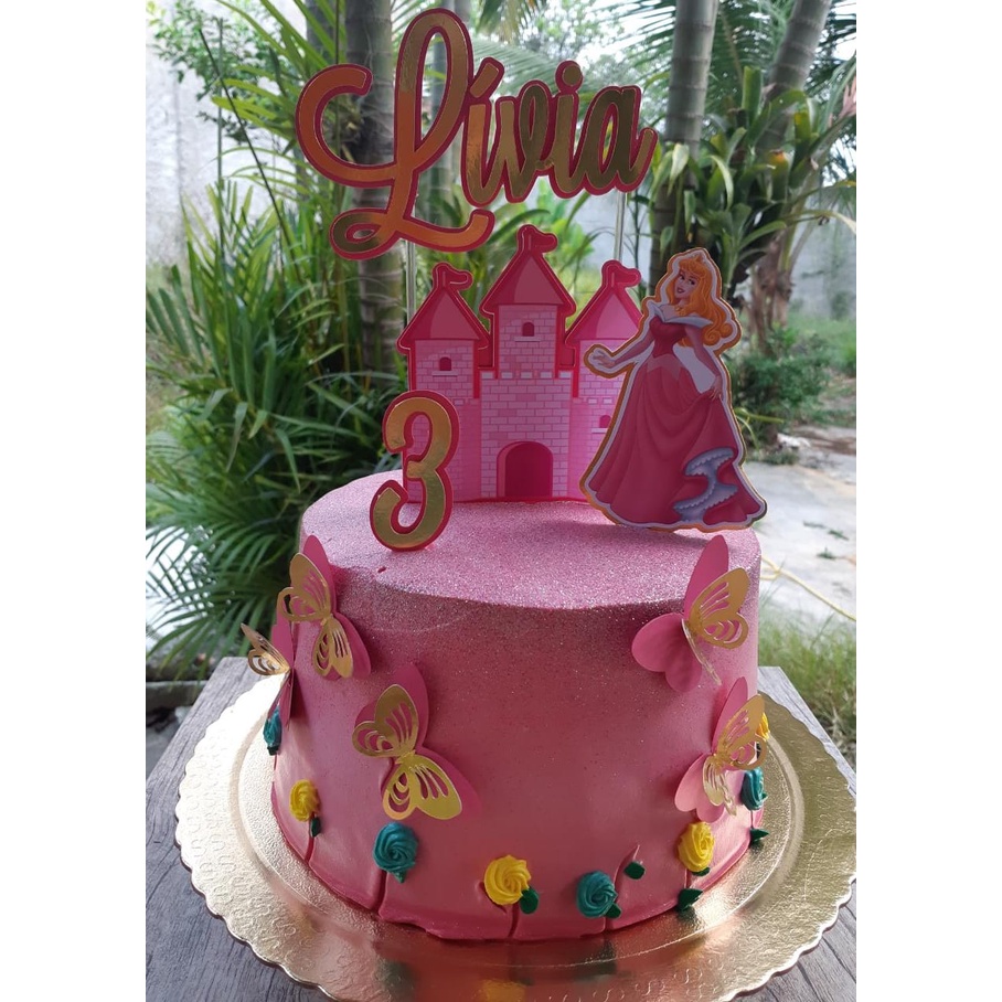 Doce Lembrança - Topo de bolo tema Princesa Bolo: @deliciasdnay