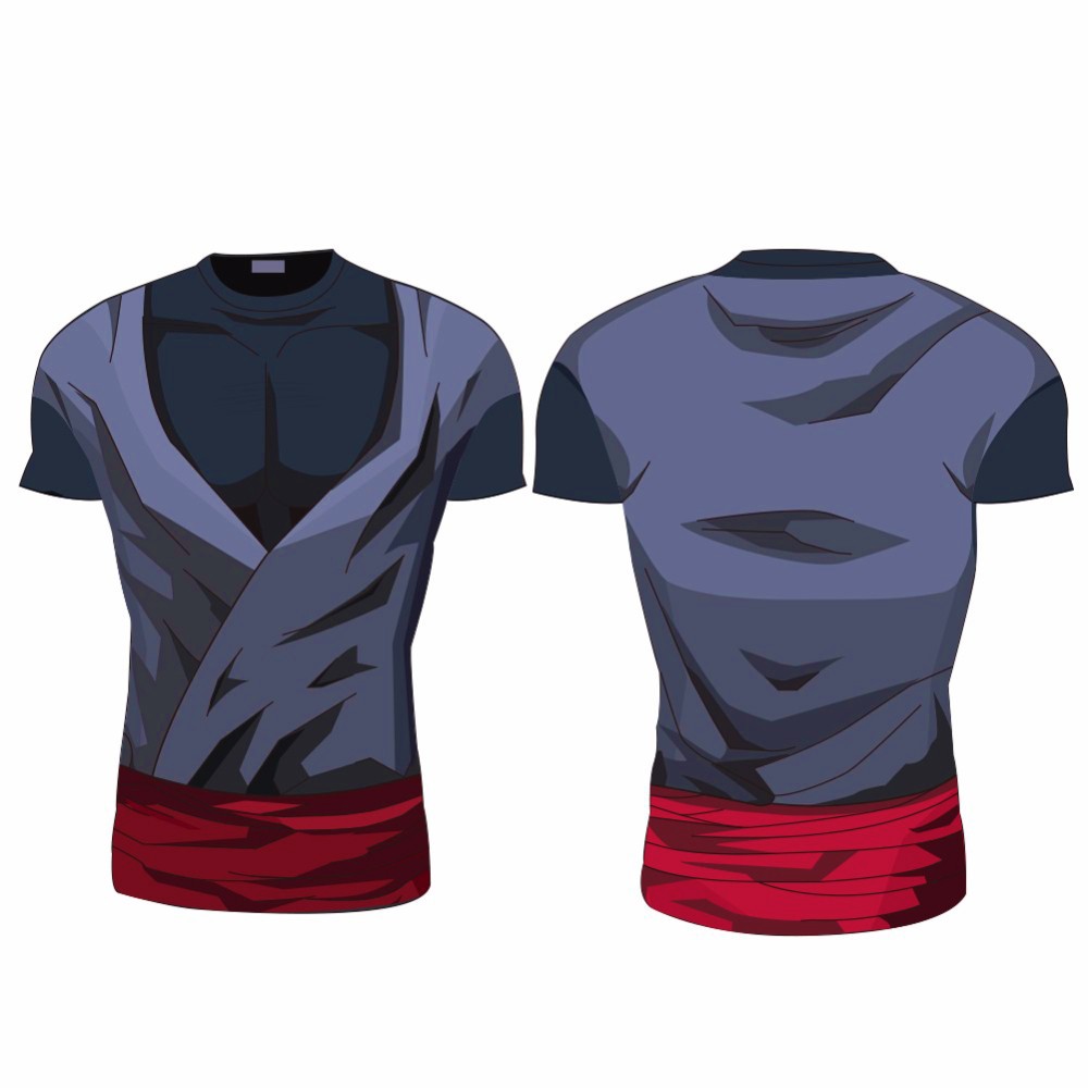 Camiseta masculina Goku black dragon ball super uniforme 3D traje estilo  cosplay camisa de anime | Shopee Brasil