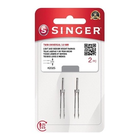 2 Agulha Dupla Singer Máquina Costura Doméstica - 3mm em Oferta na Shopee