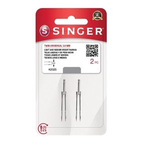 2 Agulha Dupla Singer Máquina Costura Doméstica - 3mm em Oferta na Shopee