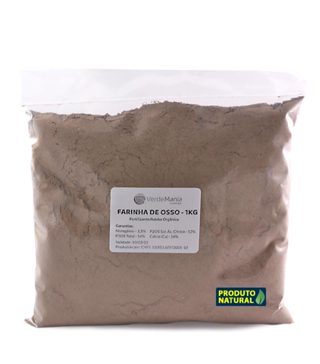 Adubo Farinha de Osso - Orgânico - 1kg em Oferta na Shopee