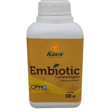 Acelerador Compostagem Embiotic Line 500ml Korin Organico