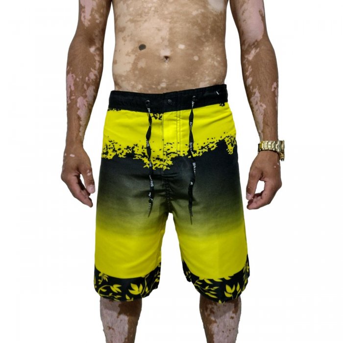 Kit 3 Bermudas Elastano Surf Adulto Estampadas Tactel Premium Praia Verão