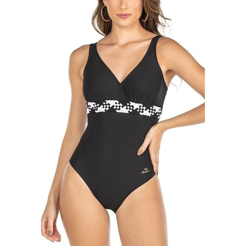 Maio Bicolor Banho De Mar Classic Sem Bojo Com Tranca Moda Praia Calor Verao - Sports & Outdoors