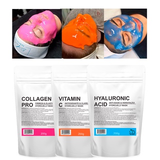 jelly mask mascara facial pós depilação facial epilação vitamina c