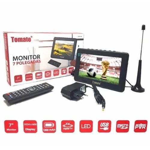 Tv Digital / Tela Monitor 7 Polegadas Tomate Mtm 707