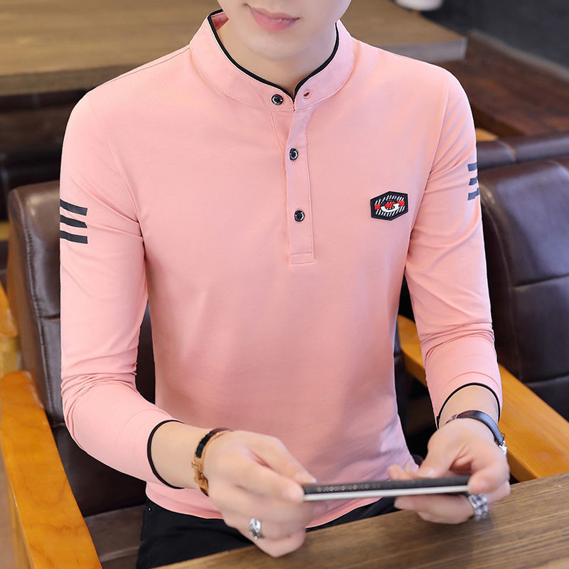 polo shirts long sleeve men