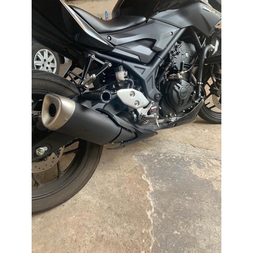 Slider De Escapamento Yamaha Mt 03 15 16 17 18 19 20 21 — imagem 2 de 2