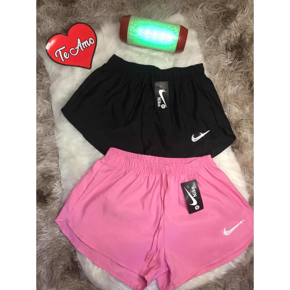 KIT 2 Short Feminino para Academia Caminhada saída de Praia Tactel P ao Plus size G3