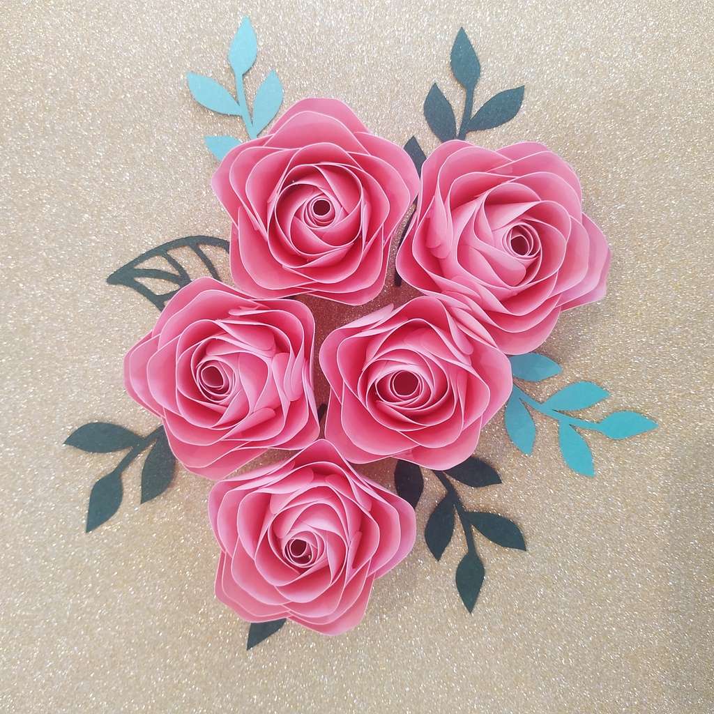 FLORES botão de rosa - flor de papel - flor para topo de bolo e trabalhos  manuais - varias cores disponíveis- anúncio individual | Shopee Brasil