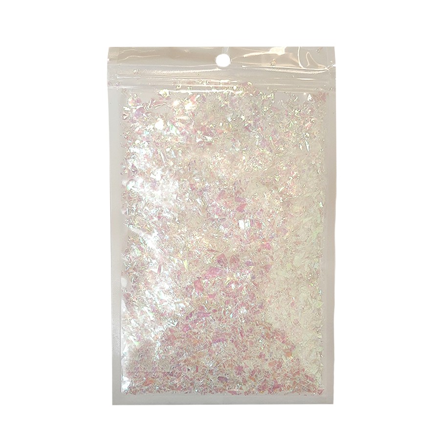 Confete Metalizado 15g - Nacarado Branco - Artlille - Rizzo Embalagens em Oferta na Shopee