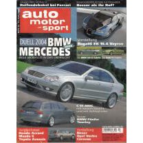 AUTO MOTOR UND SPORT * BUGATTI EB16.4 VEYRON * C 55 AMG * ACCORD