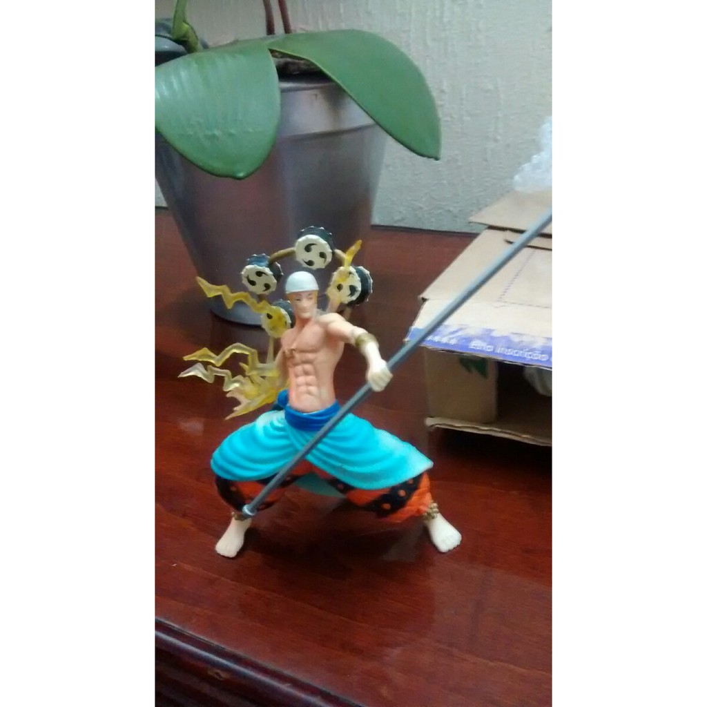 One Piece Enel Original Bandai Gashapon Boneco Importado Shopee Brasil