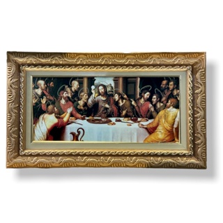 Quadro Santa Ceia Decorativo Parede Horizontal 43x73cm em Oferta na Shopee