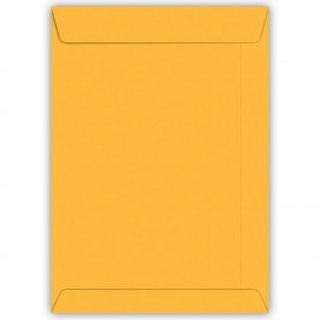 Envelope Ouro ideal para folhas  A4  240mm x 340 mm Foroni C/ 100 unidades.