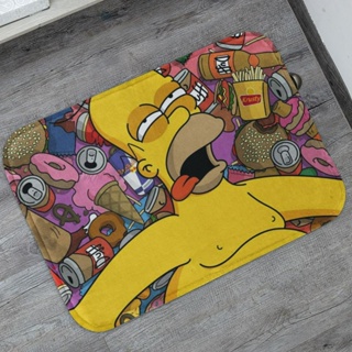 Tapete Porta de Entrada Homer Simpson 55x35cm Antiderrapante em Oferta na Shopee