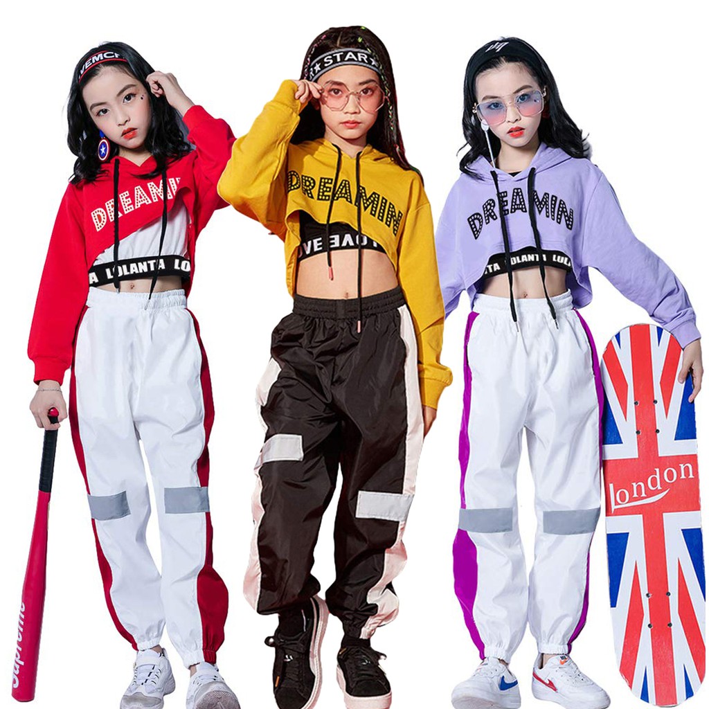 roupa de hip hop feminina infantil