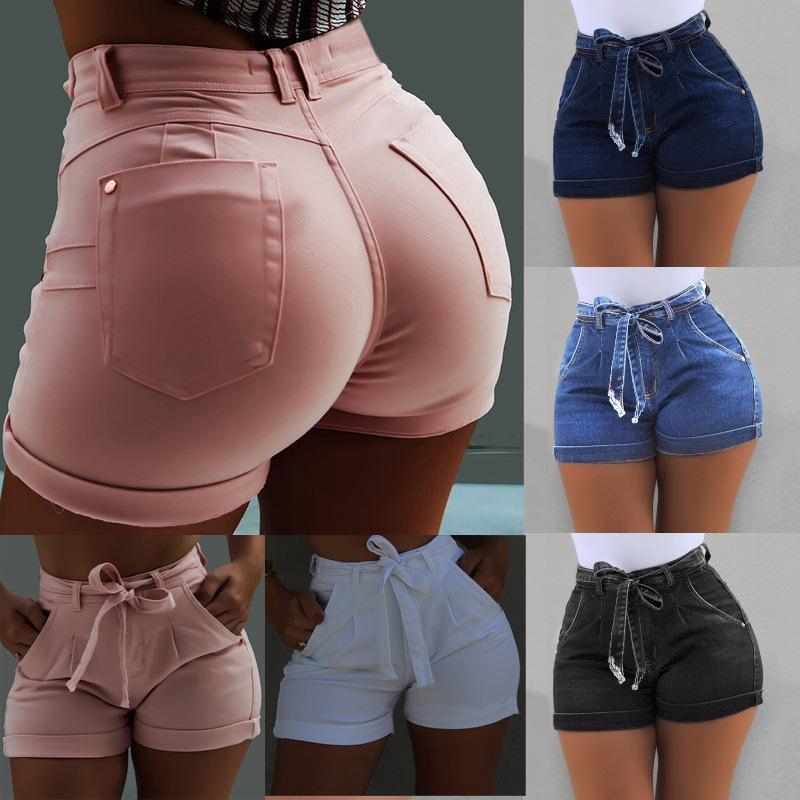 shorts feminino cintura alta
