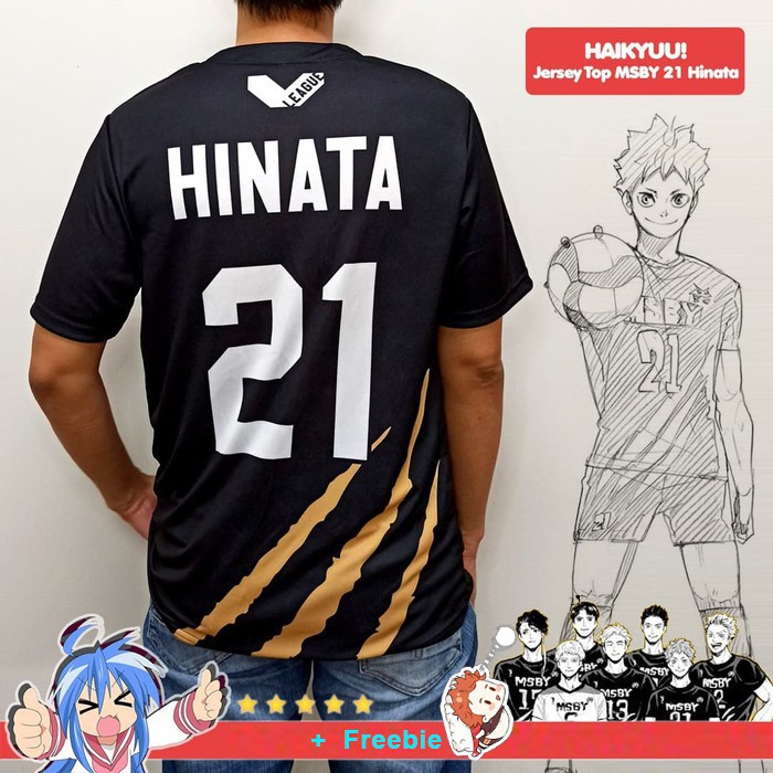 Camiseta Anime Haikyuu Msby Black Jackals Hinta