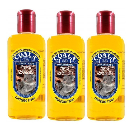 Coala 120 Ml - 3 Unidades Cravo E Canela em Oferta na Shopee