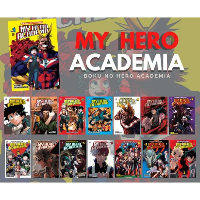 Boku No Hero Vol. 1 Ao 15 My Hero Academia Mangá Jbc | Shopee Brasil