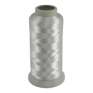 Linha 100% Poliester Costura Bordado Bordar Prata Prateada