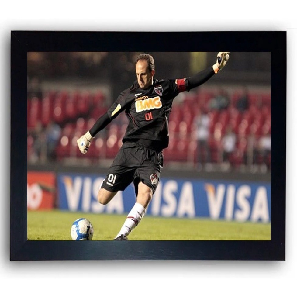 Quadro Tricolor Futebol Rogerio Ceni 44cm