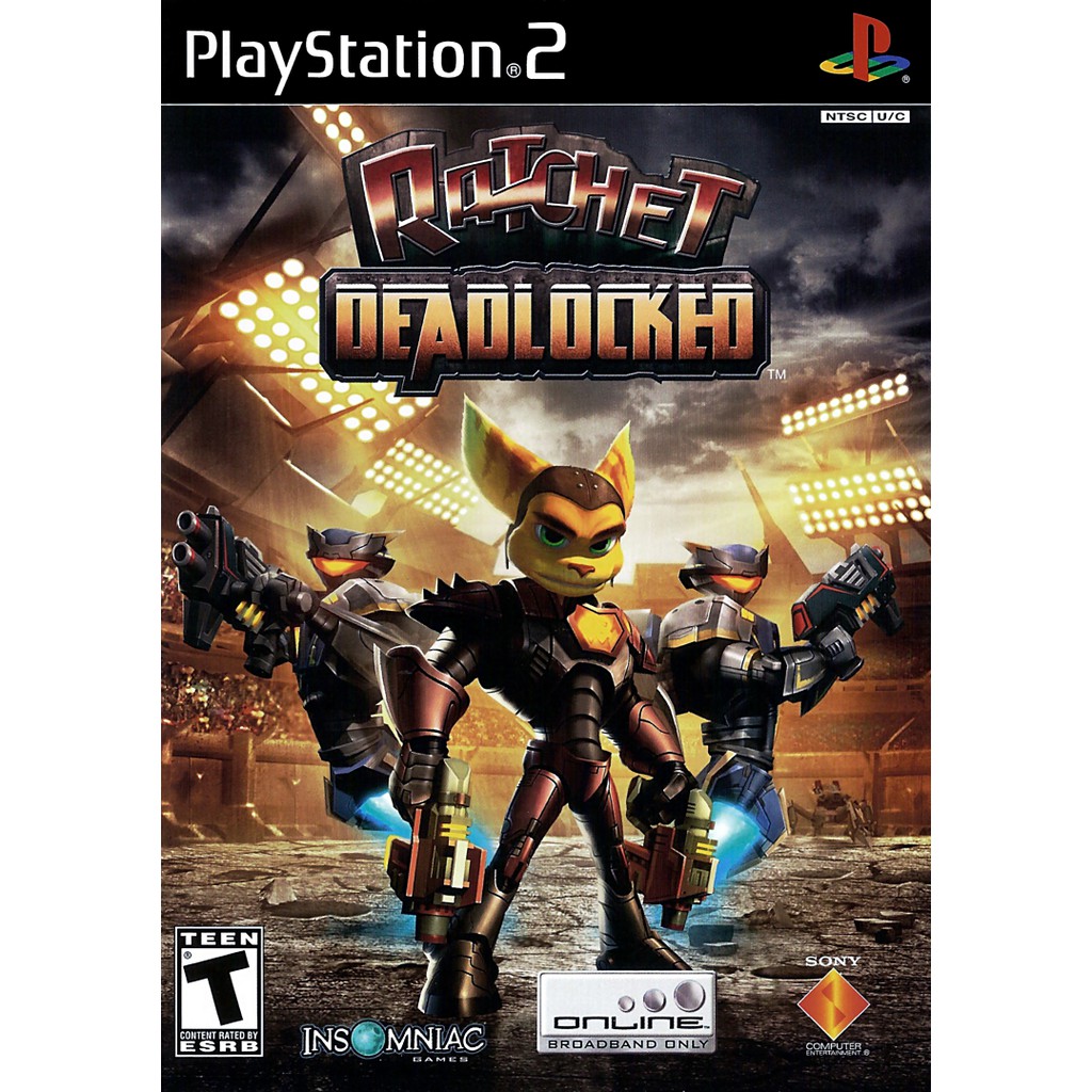 Ratchet  Deadlocked  jogo playstation ps2