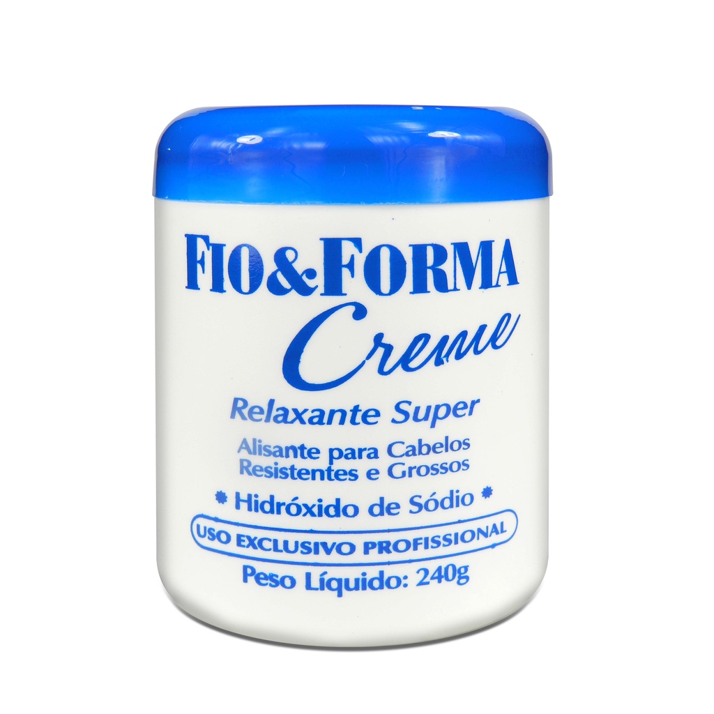 Creme de Cabelo Relaxamento Fio e Forma 240g. em Oferta na Shopee