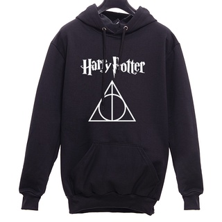 Blusa Moletom Harry Potter Geek Relíquias Da Morte Capuz E Bolsos