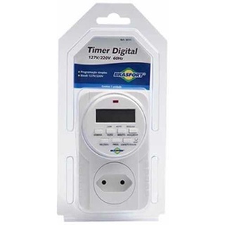 Timer Temporizador Digital 60 Hz 16 Programacao 127 / 220v | Shopee Brasil